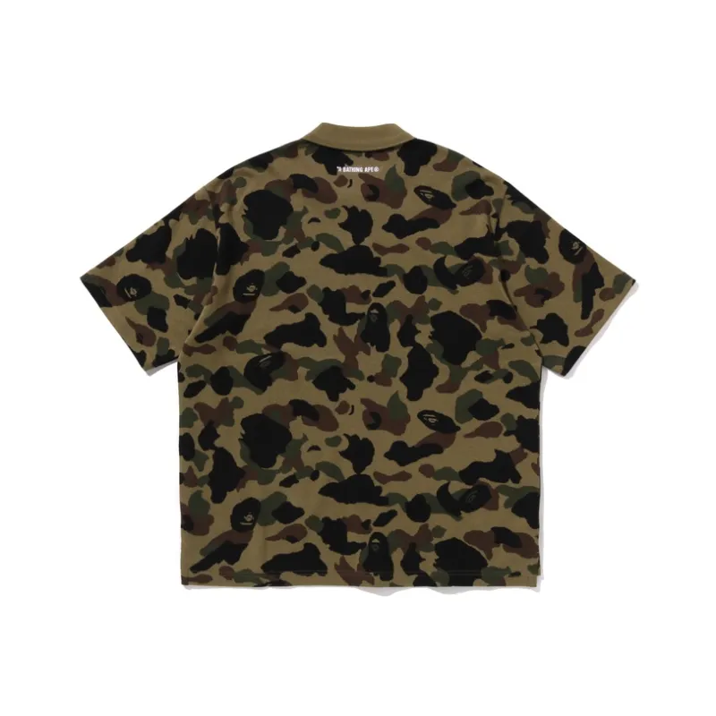 Bape 1st Camo Jacquard Relax Fit Polo Shirt-3