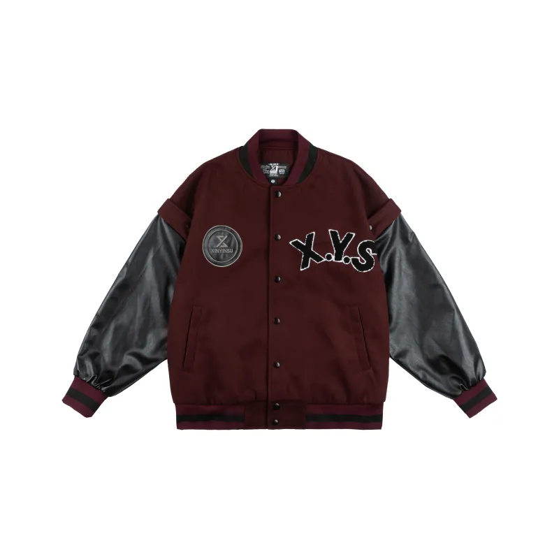 XINYINSU P&d Baseball Jacket Spring Autumn And Winter Unisex-5