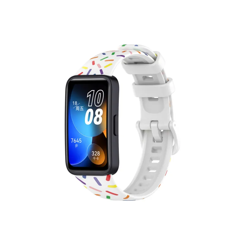 STEWPIGO Huawei Compatibility Watch Band Silicone Material-3