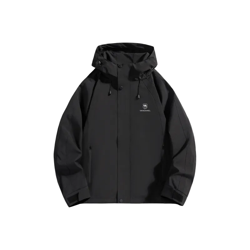 VanCamel Waterproof And Windproof To Keep Warm Windbreaker Jackets Unisex-5