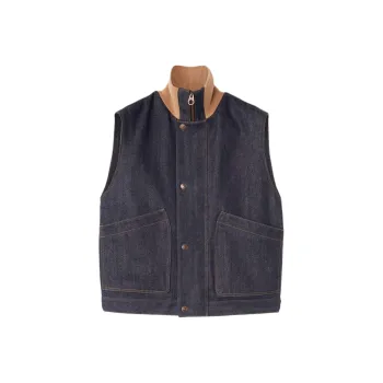 Loro Piana FW24 Vest Men's Dark Blue