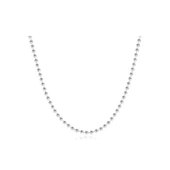 UZIID Sterling Silver Necklaces Unisex
