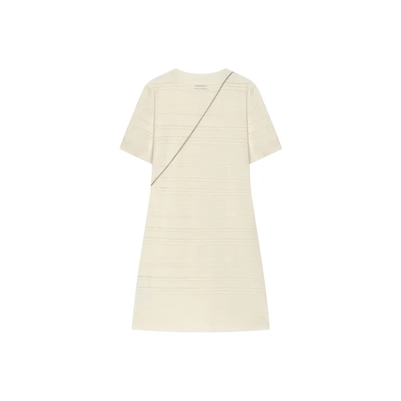 Teenie Weenie Short Sleeved Dress Women's Ivory-1