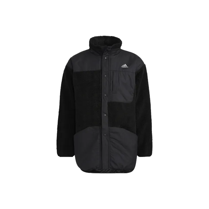 Adidas Velvet Jackets Men Black-0
