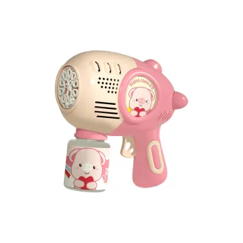 BIG TAYLOR Pink Piglet, Handheld Fully Automatic 10 Hole Bubble Blower, Outdoor Toy Bubble Machines