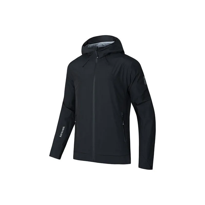 Anta Outdoor Collection Breathable Windbreaker Jacket Men's Basic Black-0