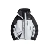 Gray White (Fleece Liner+Shell Clothing Sets)