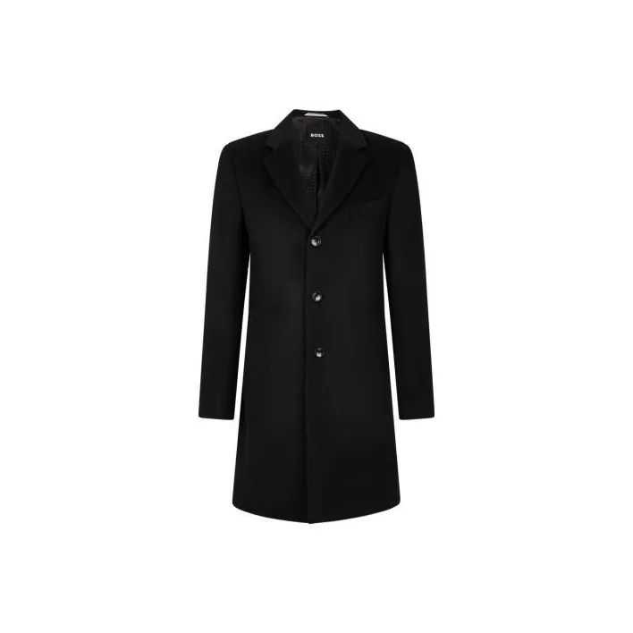 HUGO BOSS Coats Men Black-0