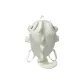White with Frog Pendant