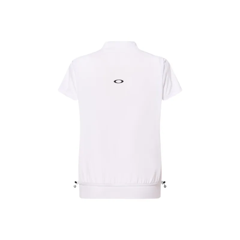 Oakley Elevate Squeeze Hem Mock Shirt Women's White-1