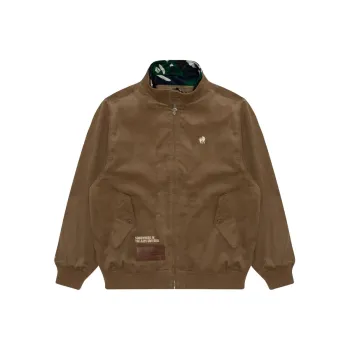 Aape Logo patch Cotton Bomber Jacket