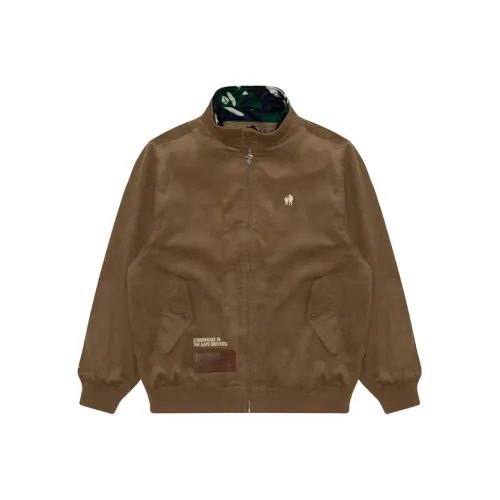 Aape Logo patch Cotton Bomber Jacket