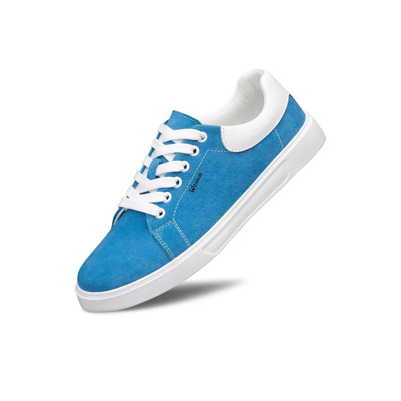 Wen Nai Low Top Skateboard Shoes Men's Blue-2