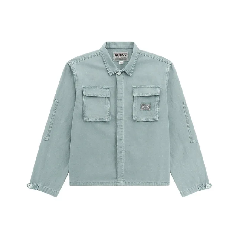 GUESS Jackets Coats Men's Light Blue-0