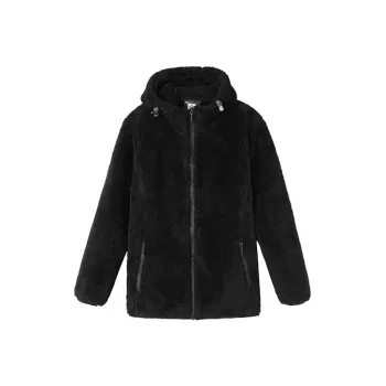 NORVINCY Pure White Sherpa Puffer Jacket Velvet Jacket Unisex