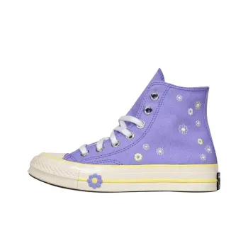 Converse CHUCK TAYLOR Anti Slip Wear Resistant High Top Canvas Shoes Women's Purple
