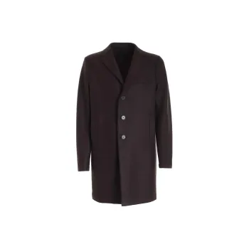 HARRIS WHARF LONDON Single-breasted Virgin Wool Coat