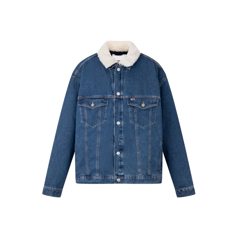 Tommy Hilfiger Denim Jacket Men's Denim Blue/Navy Blue-0