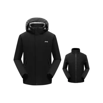 Jeep Windbreaker Jacket Trench Coat Unisex