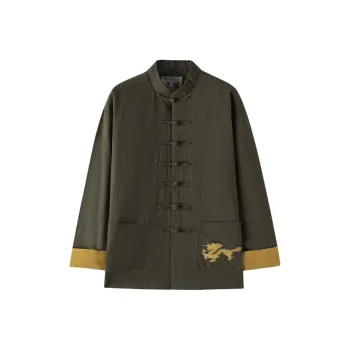 XUANSHENG Jackets Coats Men's Army Green