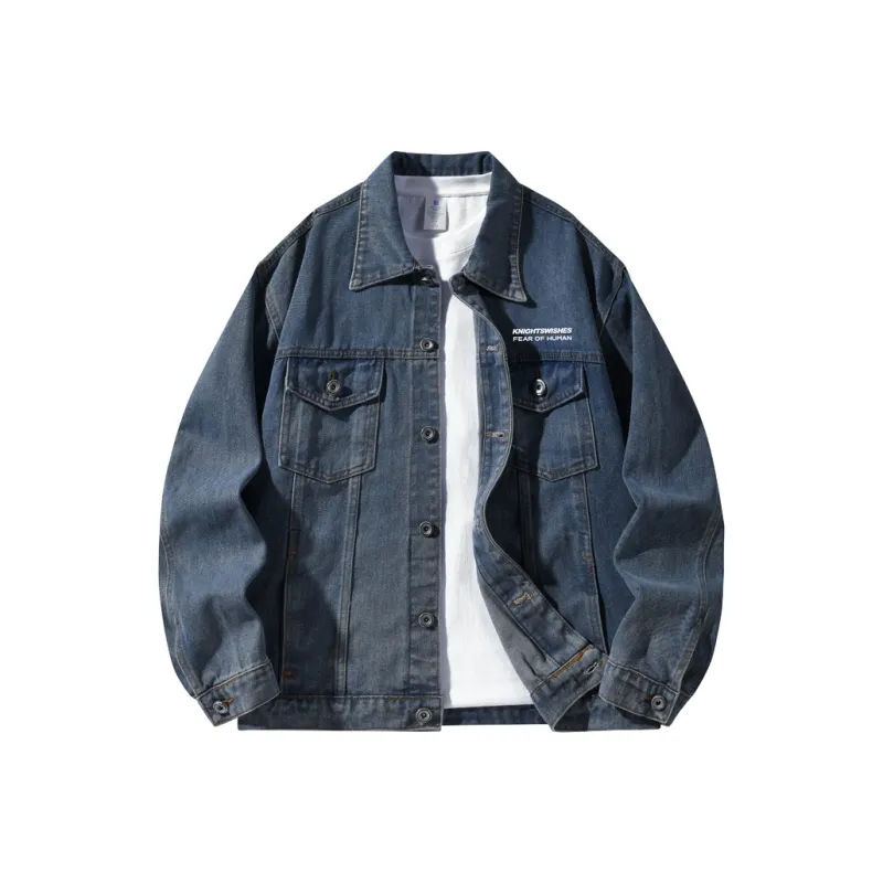 KW Denim Jackets Unisex-4