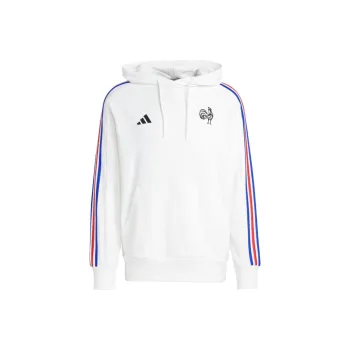 Adidas Free Shipping With AdiClub France Essentials 3 Stripes Hoodie