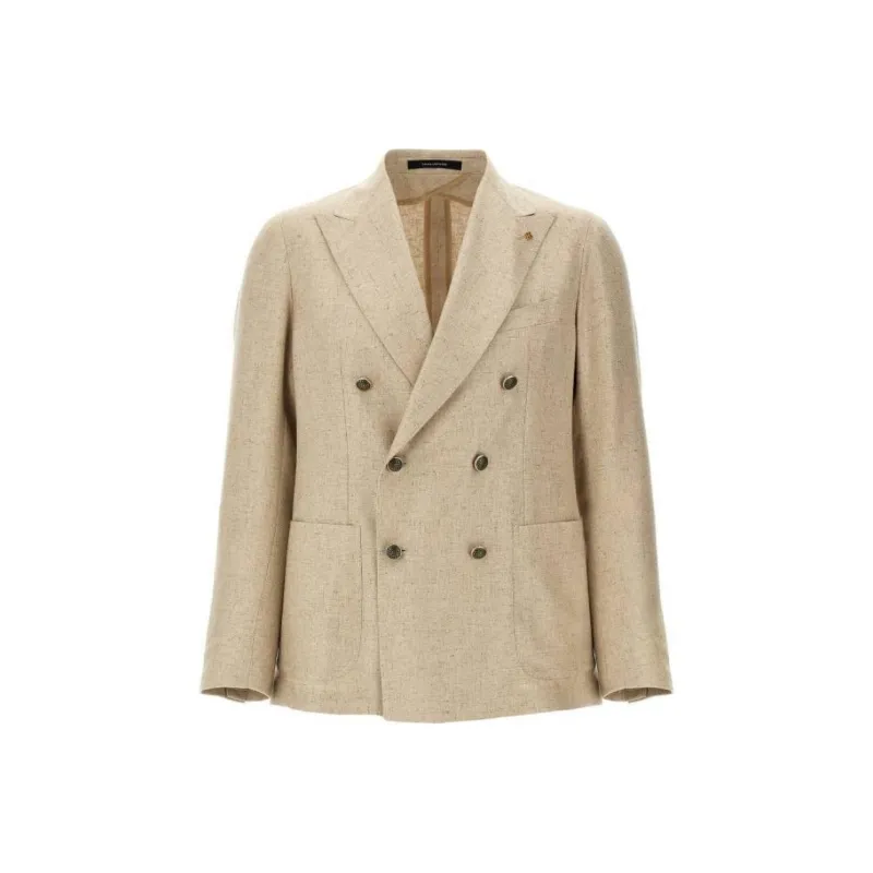 Tagliatore Montecarlo Double Breasted Blazer-0