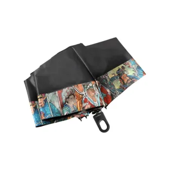 RABBITUU Sun Protection Rebound Automatic Umbrella For Men, Portable & Foldable, Dual Use For Sunny And Rainy Days