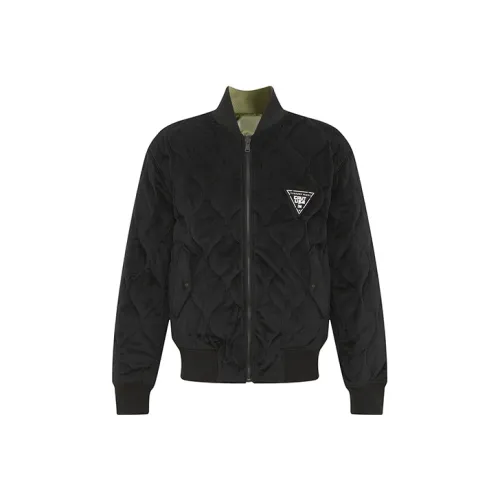 VERSACE JEANS COUTURE Logo Skinny Quilted Bomber Jacket