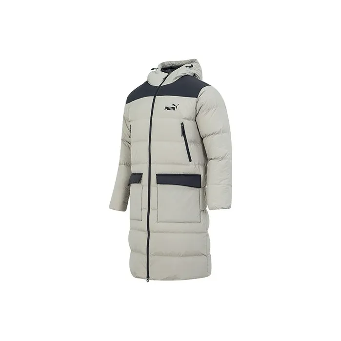 PUMA Down Jackets Men Gray-0