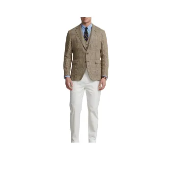 Polo Ralph Lauren FW23 Business Suits Coats Men's Camel