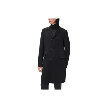 HERMES Coats Men Black
