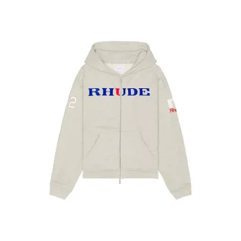 RHUDE Racing Zip up Hoodie