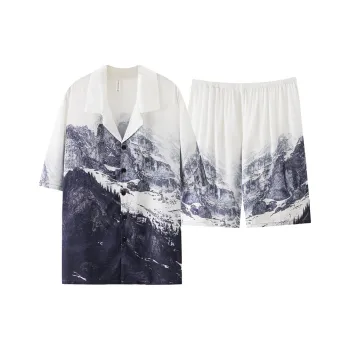 XIAFENYAN Pajama Set Unisex Image Color