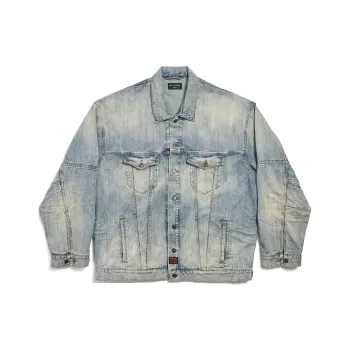 Balenciaga Denim Jacket Men's Blue