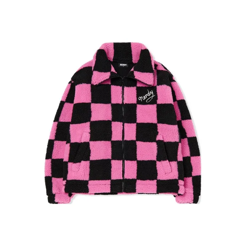 NERDY FW22 FW22 Jacket Unisex Moderate Jacket Rose Red Unisex Rose Red-0