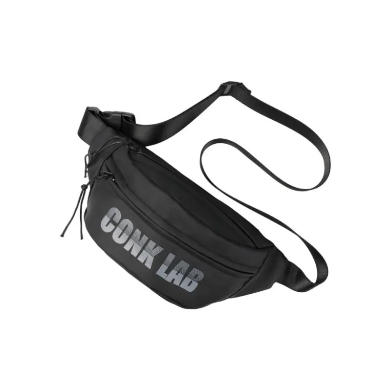 DCLOUD Nylon Shoulder Bag, Backpack, Crossbody Bag, Sling Bag Regular Unisex White/Black/Gray/Orange-5