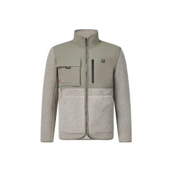 FILA Jackets Men Dial Mushroom Brown