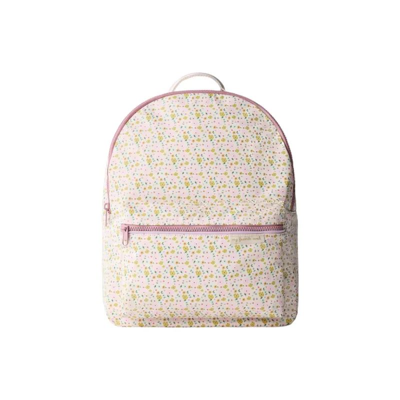 ZARA Polyurethane Backpack Kids' Light Beige Yellow-0