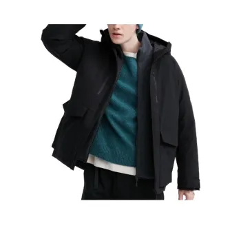 UNIQLO Jackets Unisex Amber Black