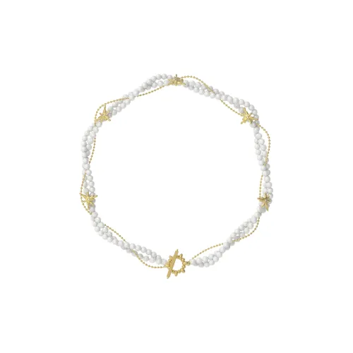 GOOGMO 18K Gold Plated Copper Necklaces Women's