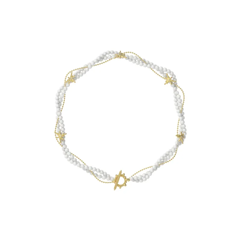 GOOGMO 18K Gold Plated Copper Necklaces Women's-0