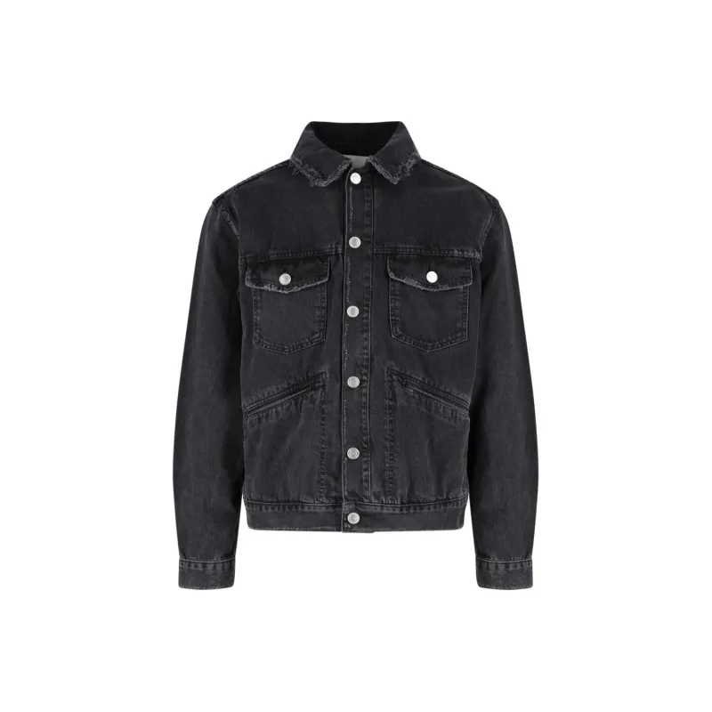 ISABEL MARANT Denim Jacket Men's Black-0