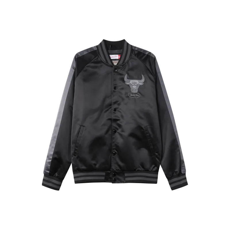 Mitchell & Ness Baseball Jacket Unisex Black-0