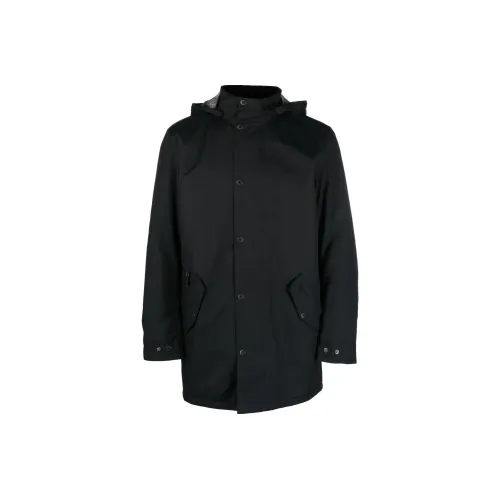 BARBOUR Coats Men Black