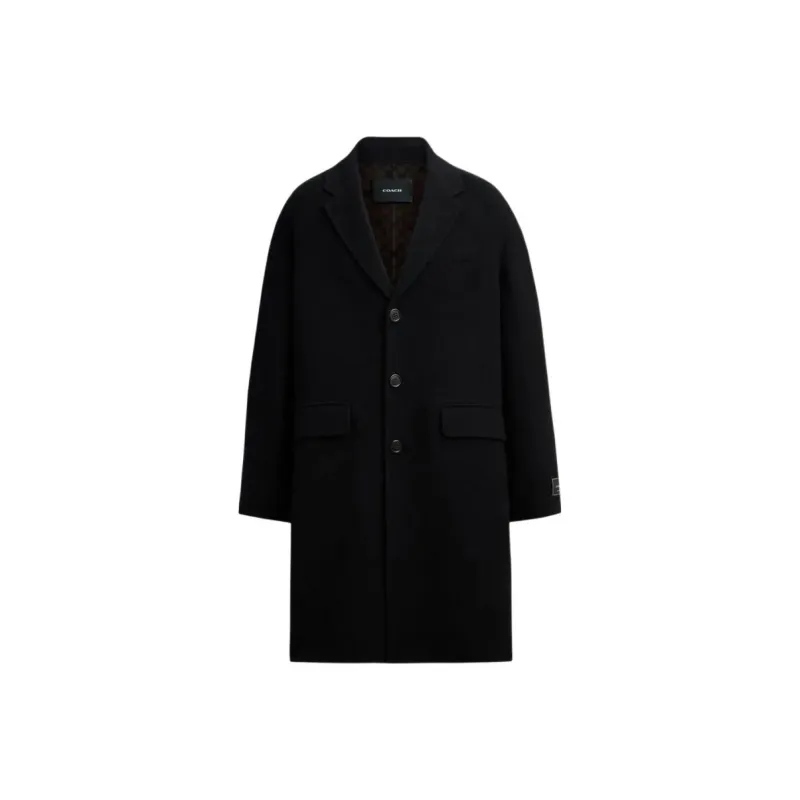 COACH Coats Unisex Black-0