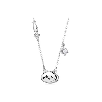 KADER 925 Sterling Silver Necklaces Women's Silver