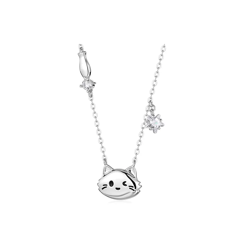 KADER 925 Sterling Silver Necklaces Women's Silver-0