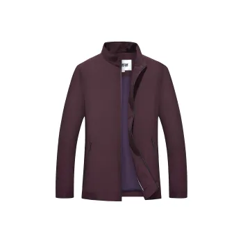 H-YXIANG Jackets Men Fuchsia