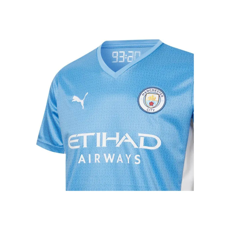 PUMA MCFC CNY Soccer Jersey Men's Blue-3